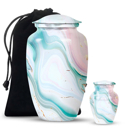  Abstract Urn, funeral cremation urn for women