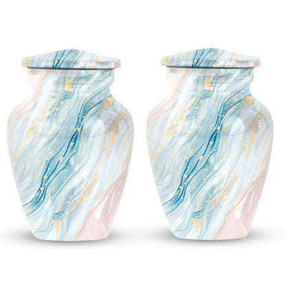 Abstract urn for memorial ashes, Keepsake Urn