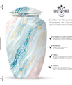 Abstract urn for memorial ashes, Keepsake Urn