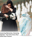 Abstract urn for memorial ashes, Keepsake Urn