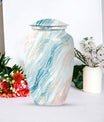 Abstract urn for memorial ashes, Keepsake Urn