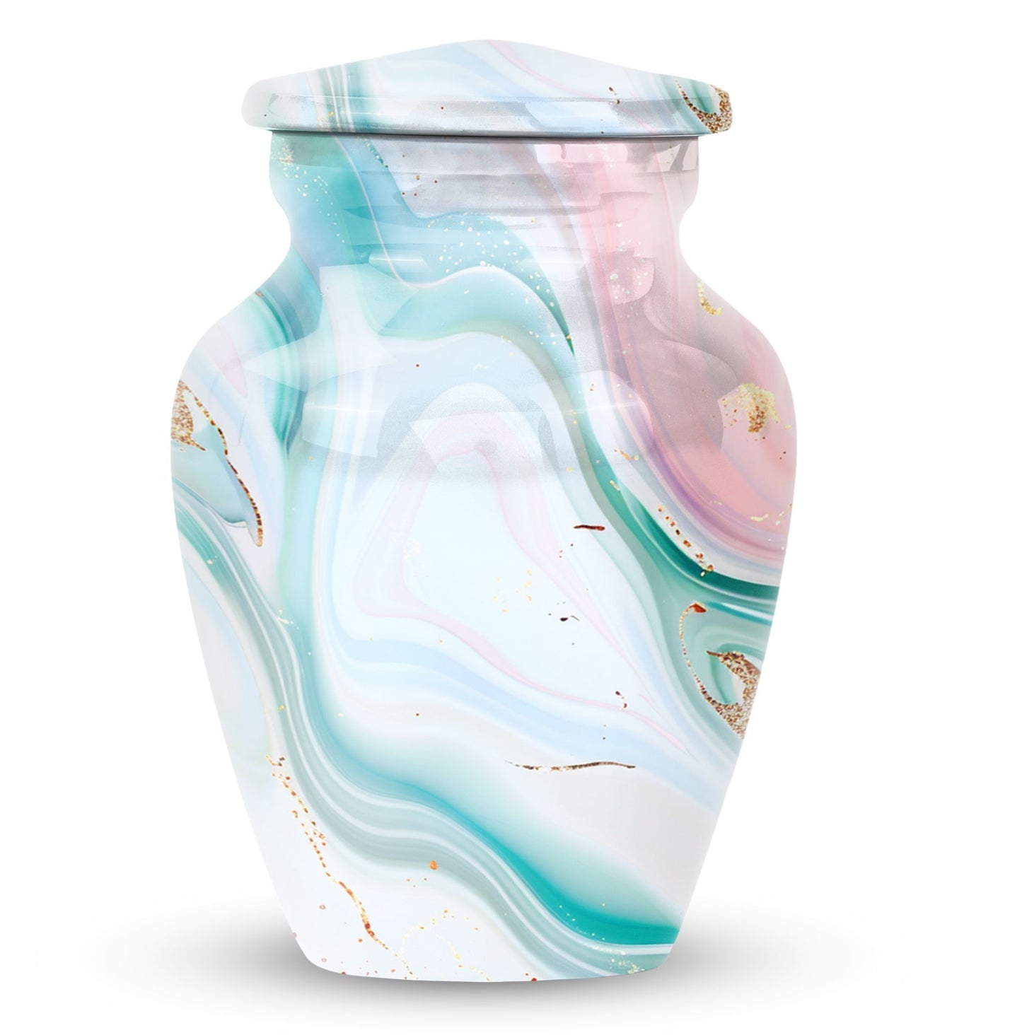 abstract urn for adult male ashes, Memorial Human Urn