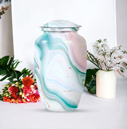 abstract urn for adult male ashes, Memorial Human Urn