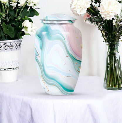 abstract urn for adult male ashes, Memorial Human Urn