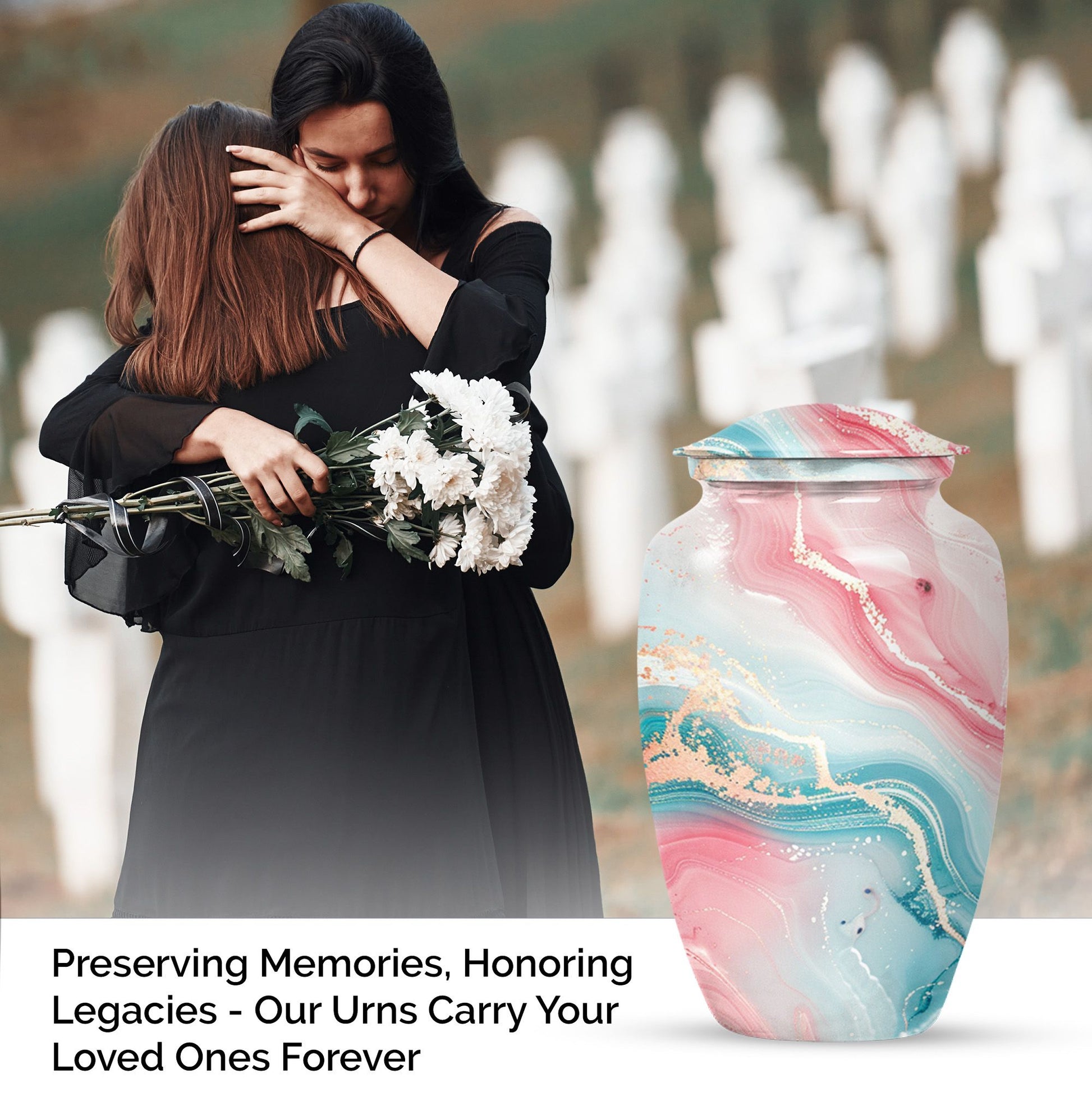 abstract urn - Memorial Human Urns for Ashes