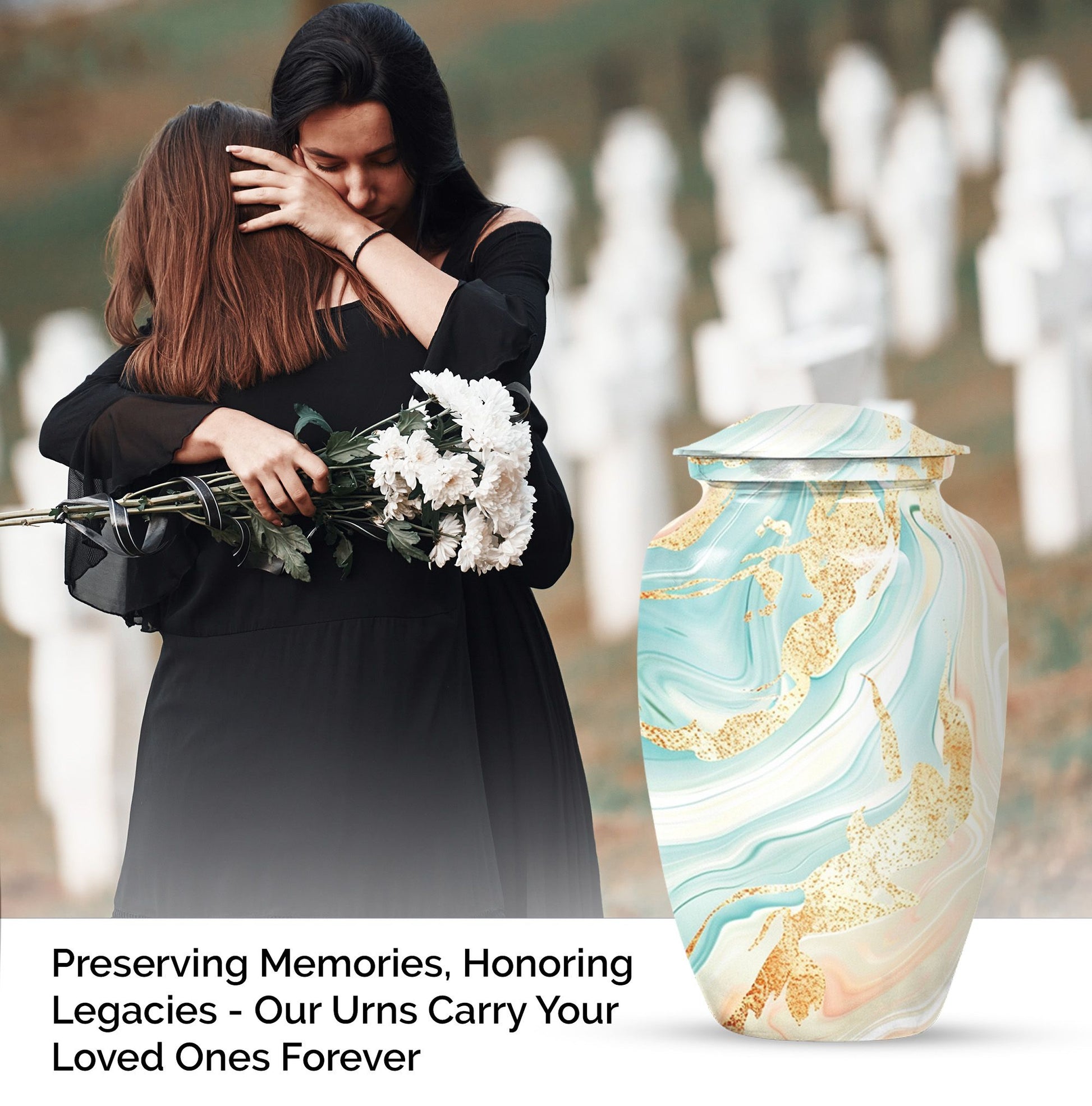 Abstract Urn, funeral decorative urn