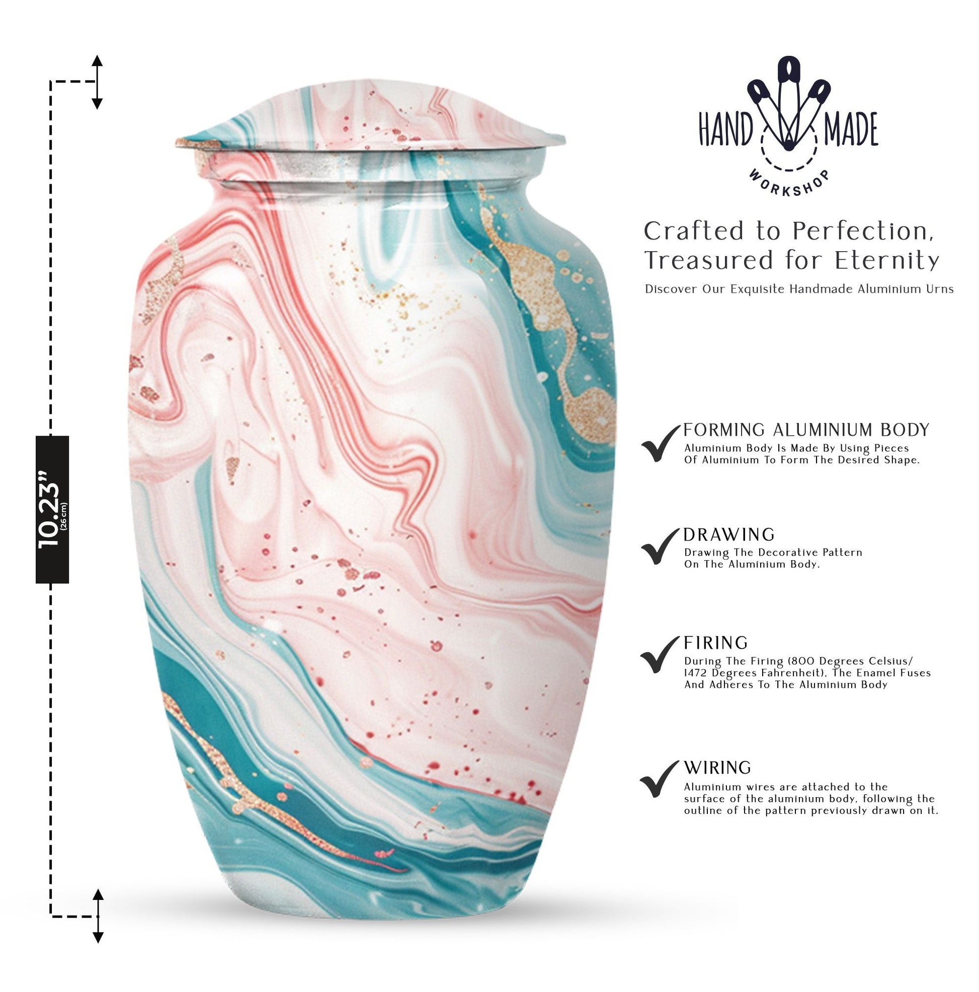 abstract urn for human ashes - Keepsake Urn