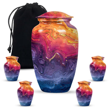 Large Urn with 4 Small Urn