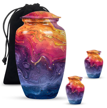 Large Urn with 2 Mini Urn