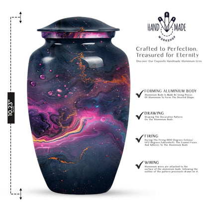 Abstract Urn, large burial urn - Keepsake Urn