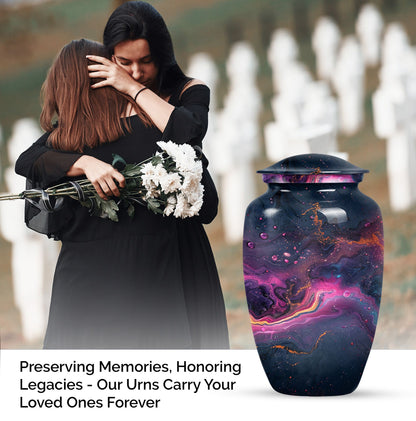 Abstract Urn, large burial urn - Keepsake Urn