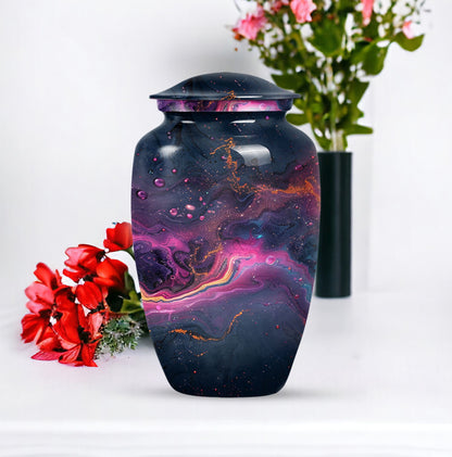 Abstract Urn, large burial urn - Keepsake Urn