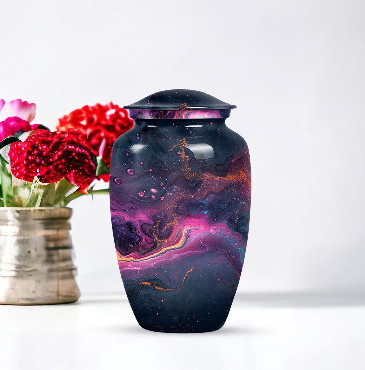 Abstract Urn, large burial urn - Keepsake Urn