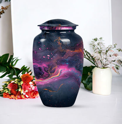 Abstract Urn, large burial urn - Keepsake Urn