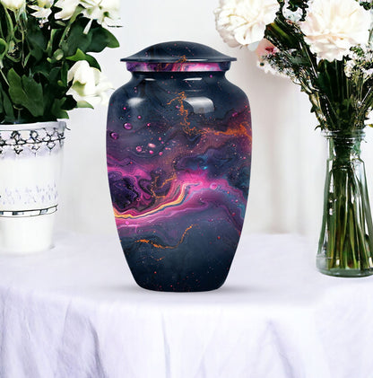 Abstract Urn, large burial urn - Keepsake Urn