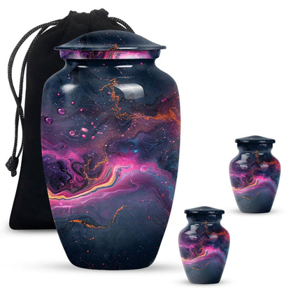 Abstract Urn, large burial urn - Keepsake Urn