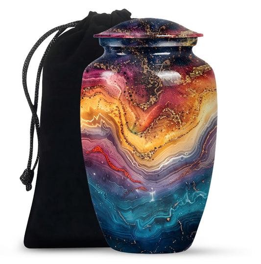 Abstract Urn, cremation funeral urn