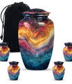 Abstract Urn, cremation funeral urn