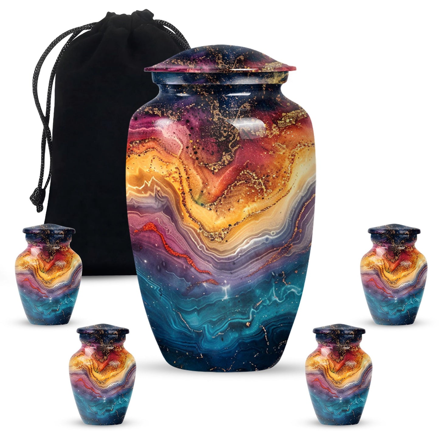 Abstract Urn, cremation funeral urn