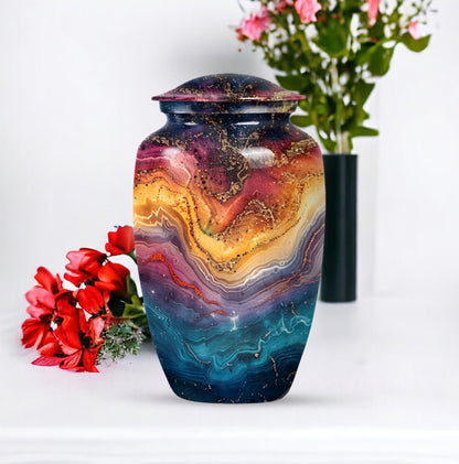 Abstract Urn, cremation funeral urn