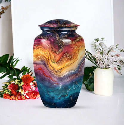 Abstract Urn, cremation funeral urn