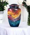 Abstract Urn, cremation funeral urn