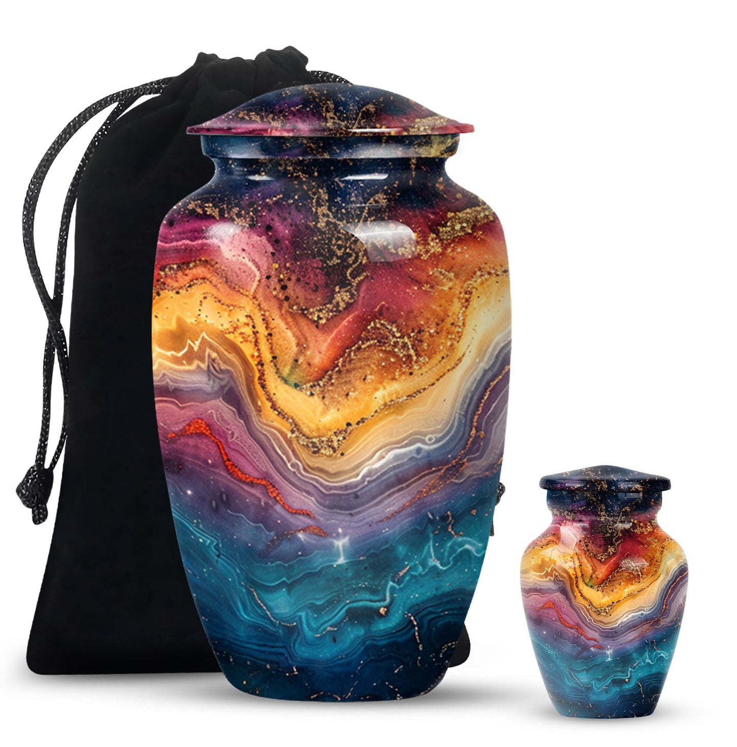Abstract Urn, cremation funeral urn