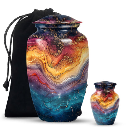 Abstract Urn, cremation funeral urn