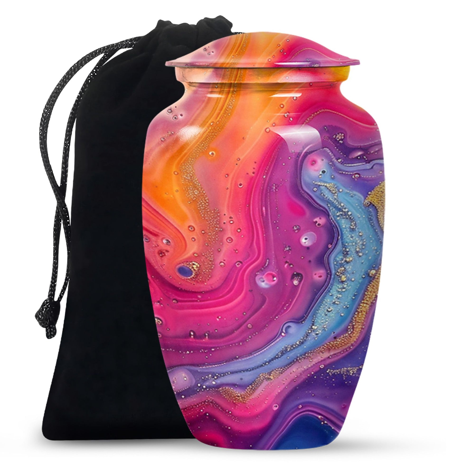 Abstract Urn for funeral ashes, burial urn
