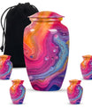 Abstract Urn for funeral ashes, burial urn