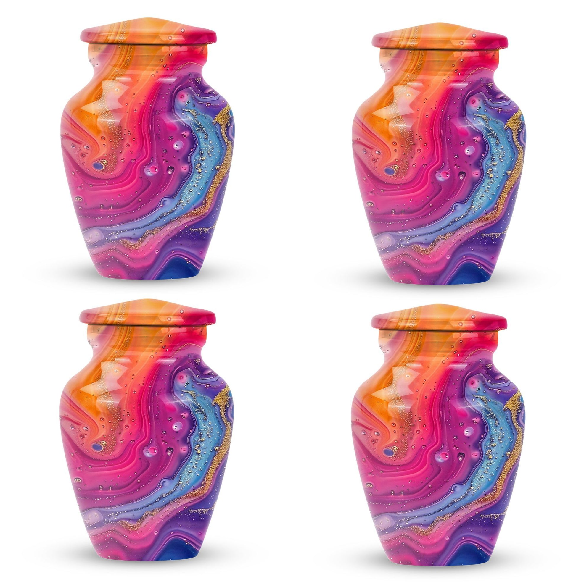 Abstract Urn for funeral ashes, burial urn