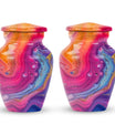 Abstract Urn for funeral ashes, burial urn
