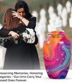 Abstract Urn for funeral ashes, burial urn