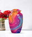 Abstract Urn for funeral ashes, burial urn