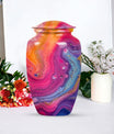 Abstract Urn for funeral ashes, burial urn