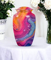 Abstract Urn for funeral ashes, burial urn