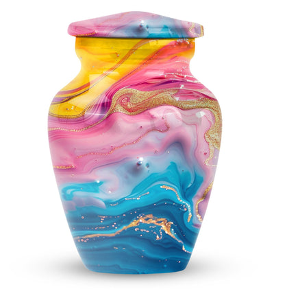 Abstract Burial Urn for Adult Human Cremation Ashes