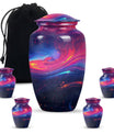 Abstract Memorial Urn, Burial Urn for Adult Ashes