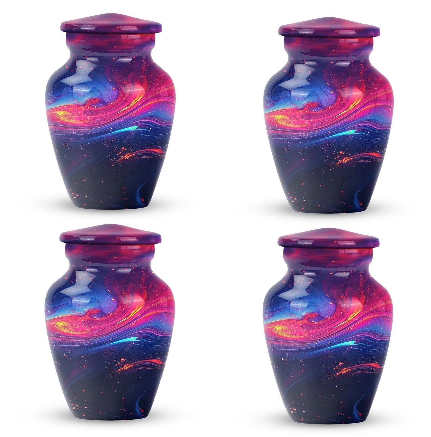 Abstract Memorial Urn, Burial Urn for Adult Ashes