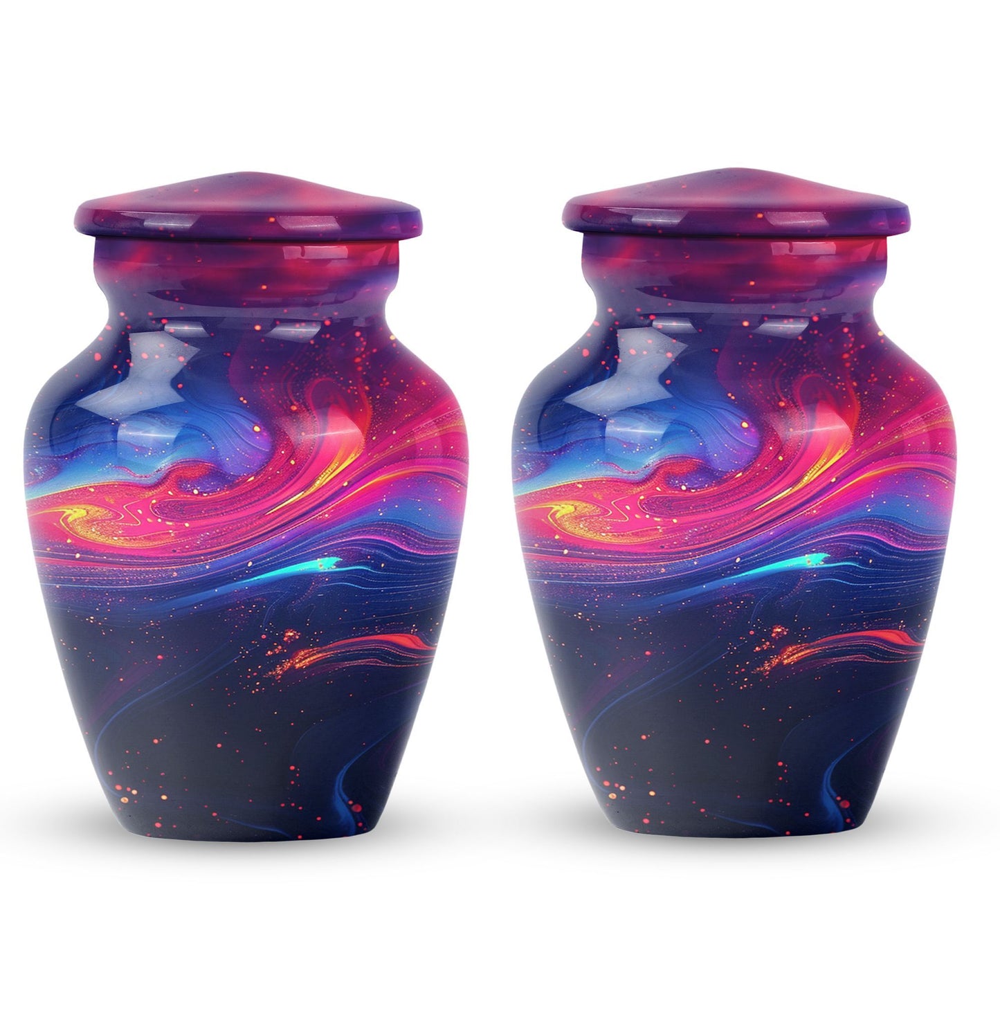 Abstract Memorial Urn, Burial Urn for Adult Ashes