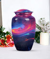 Abstract Memorial Urn, Burial Urn for Adult Ashes