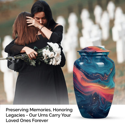 Abstract Urn for Adult Female Cremation Ashes, 