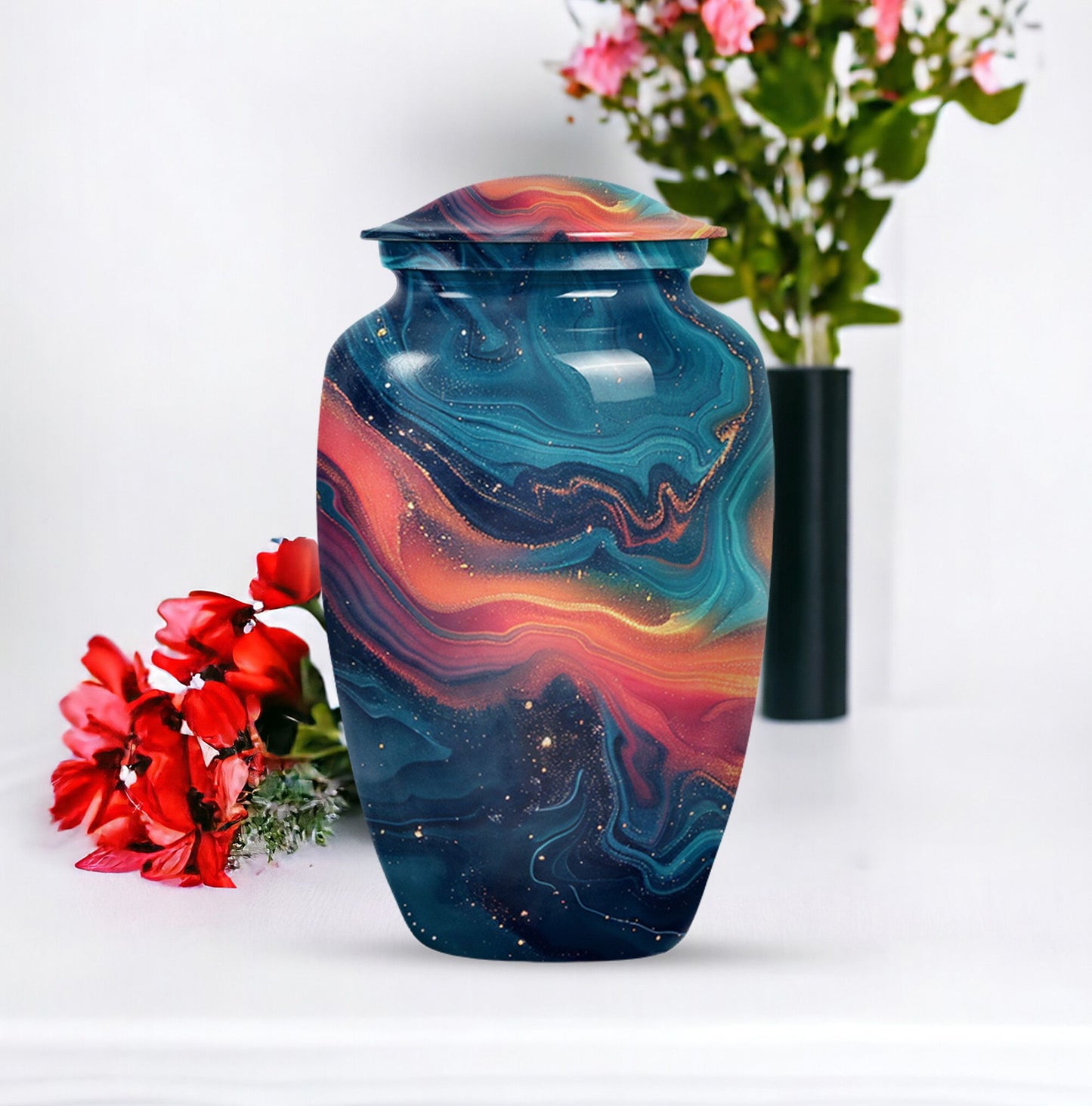 Abstract Urn for Adult Female Cremation Ashes, 