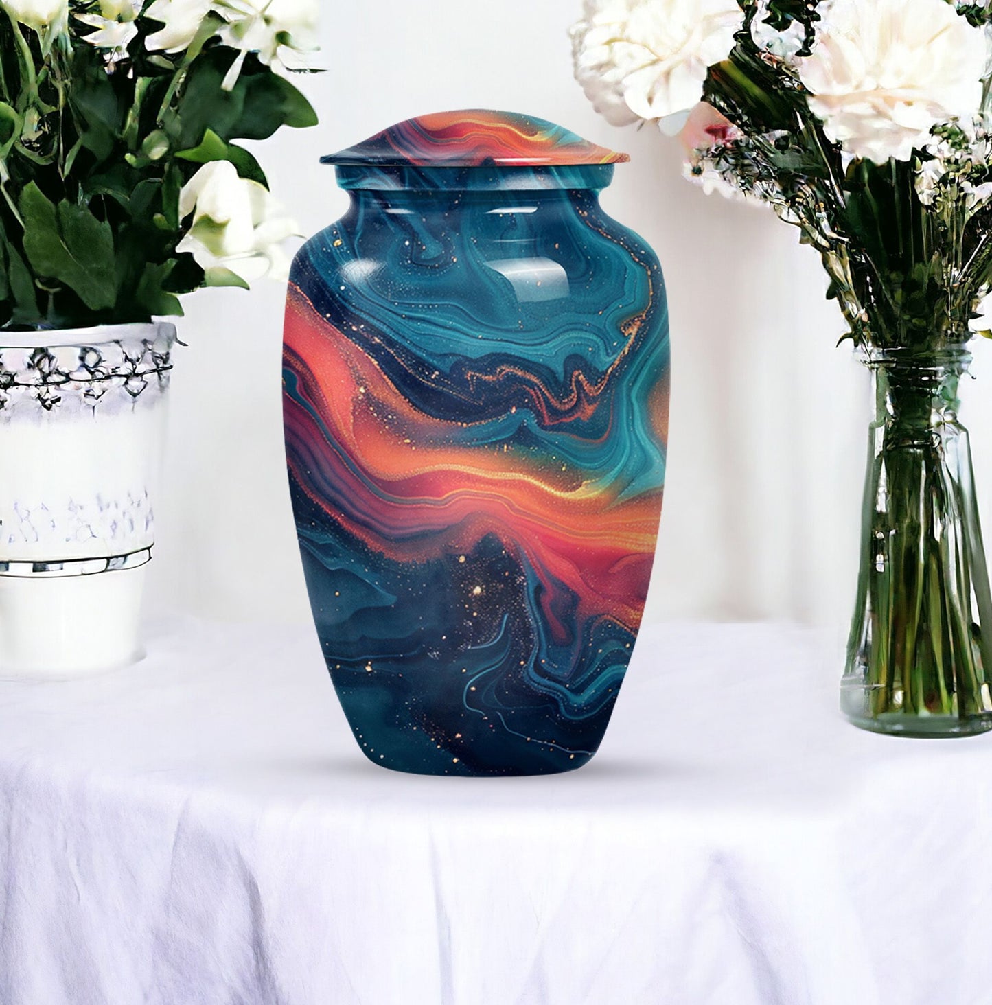 Abstract Urn for Adult Female Cremation Ashes, 