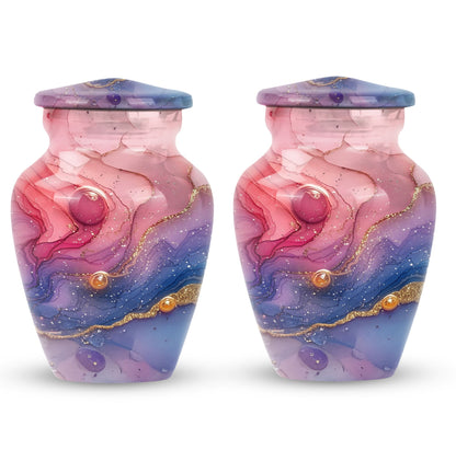 Abstract Urn for burial ashes. cremation funeral urn