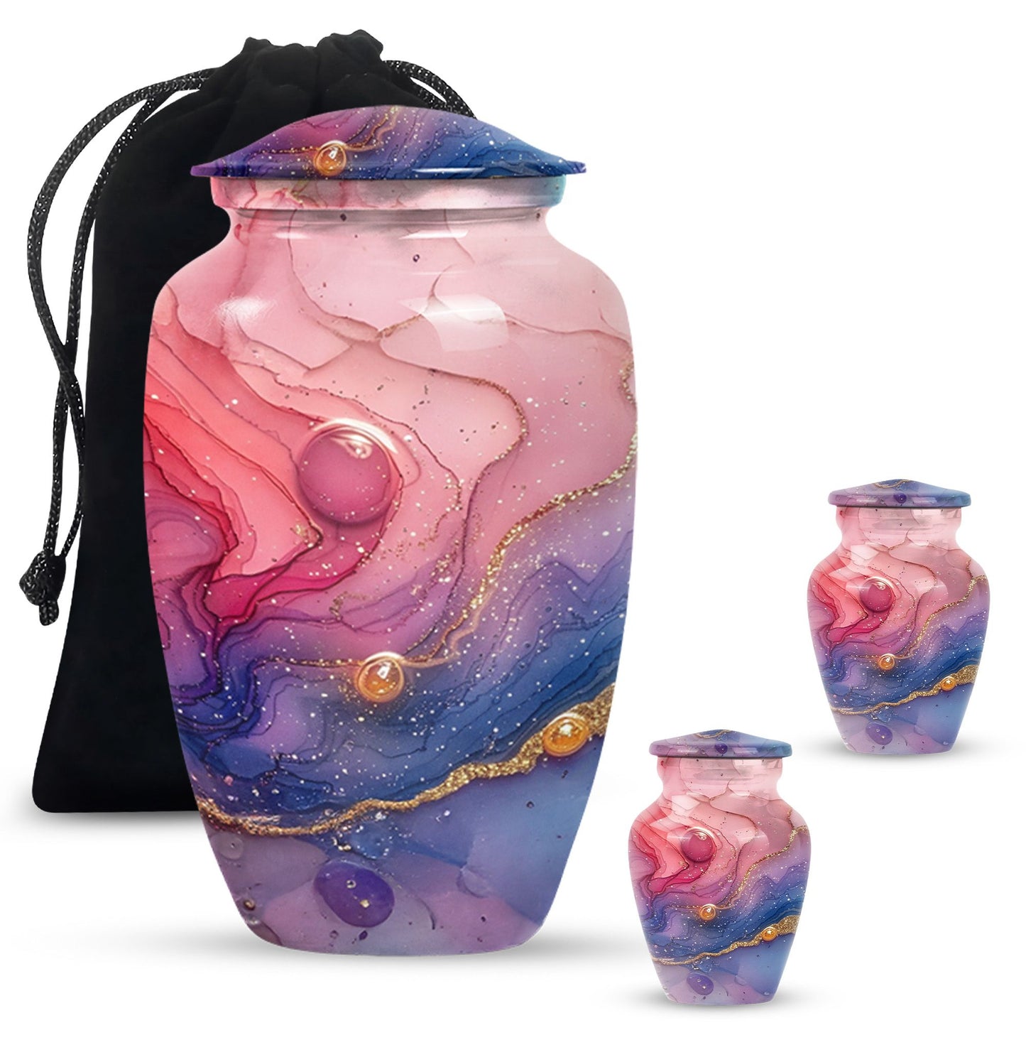Abstract Urn for burial ashes. cremation funeral urn