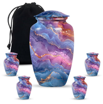 Large Urn with 4 Small Urn