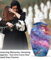 Abstract-themed Urn for Adult Ashes