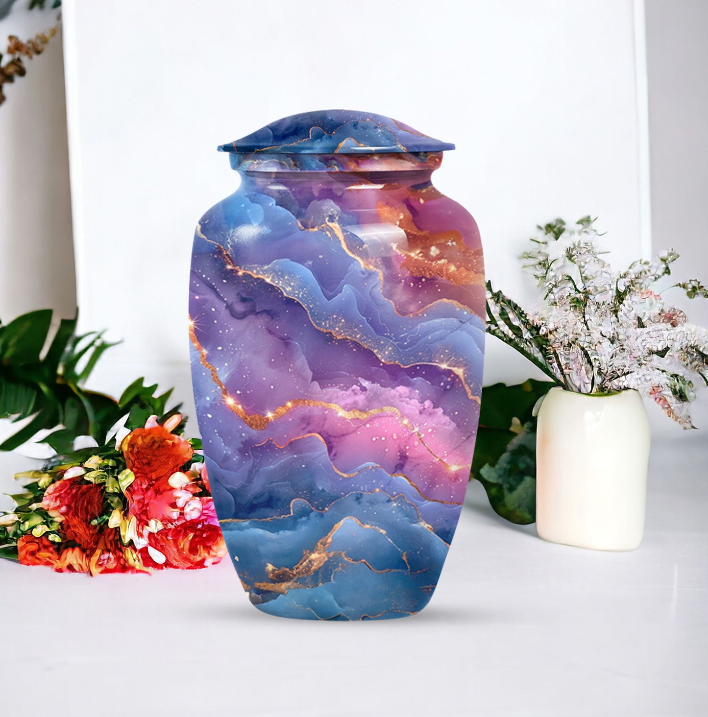 Abstract-themed Urn for Adult Ashes