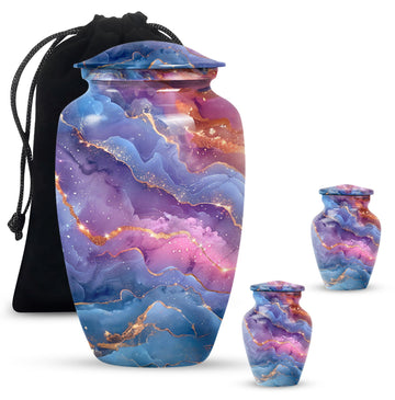 Large Urn with 2 Mini Urn